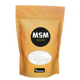 Produktansicht von Hanoju MSM Pulver im Zip Beutel 1000 g