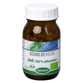 Produktansicht von Sanatur Jod 100% pflanzlich BIO, 60 Kapseln