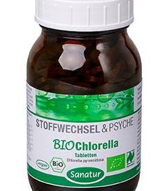 Produktansicht von Sanatur BioChlorella Naturland ca. 500 Tabletten, 200 g