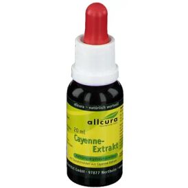 Produktansicht von allcura Cayenne-Extrakt Tinktur