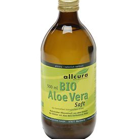 Produktansicht von allcura Bio Aloe Vera Saft