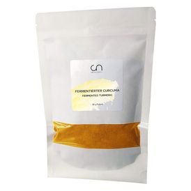 Produktansicht von Fermentierter Curcuma – Hochbioverfügbares Curcuma-Pulver (80 g) – Ohne Zusatzstoffe – Hergestellt in den USA