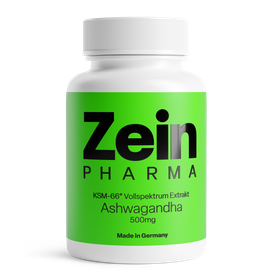 Produktansicht von ZeinPharma® Ashwagandha Extrakt Kapseln 500 mg